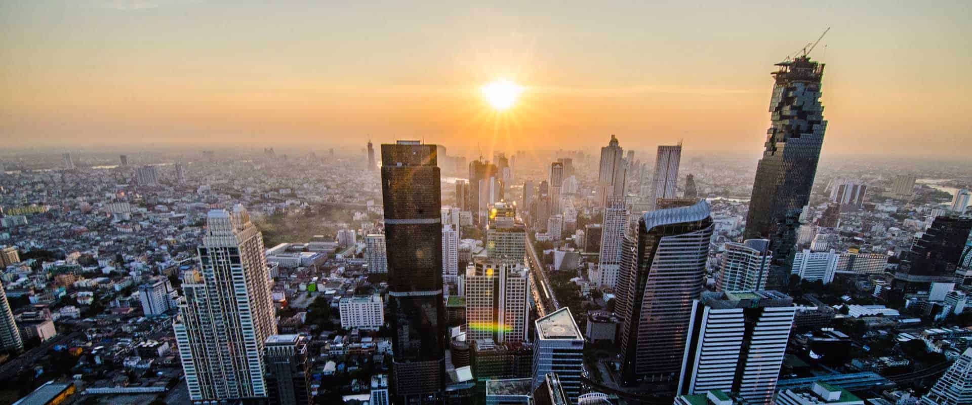 Bangkok Skyline At Dawn Incentive Trip Thailand